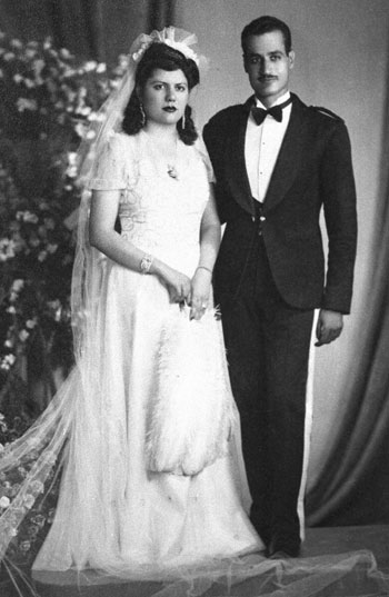 زفاف الرئيس السابق جمال عبد الناصر و زوجتة تحية