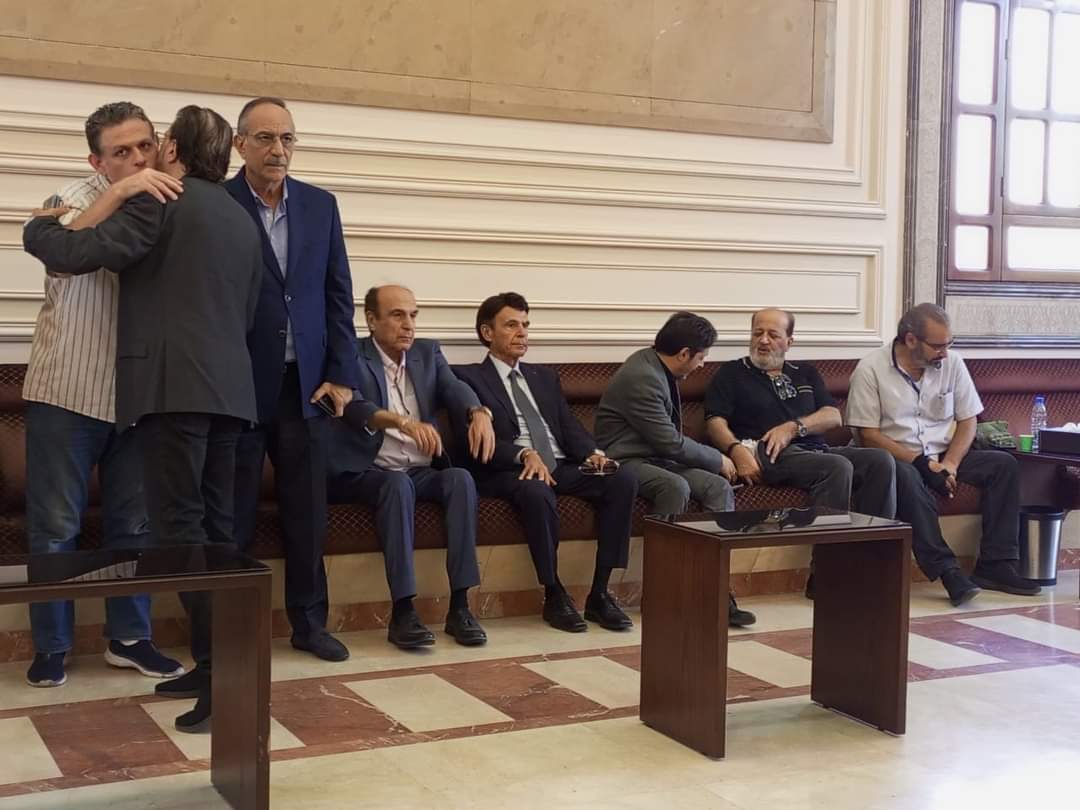 تشييع جثمان نجاح سلام من مسجد الخاشقجي ببيروت بحضور نقيب ممثلى لبنان (3)