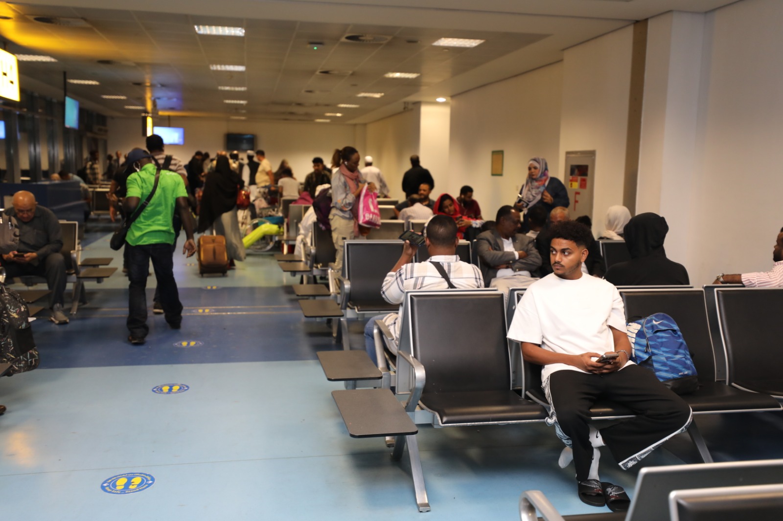 مطار بورتسودان يستقبل أولى رحلات مصر للطيران (13)