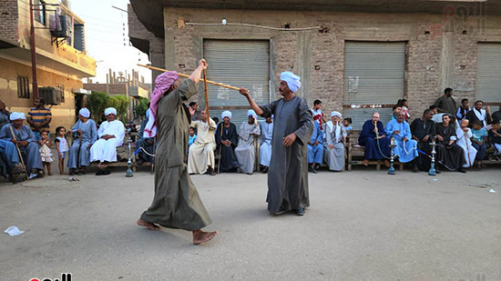 التحطيب-لعبة-الرجال-وسمة-الإحتفالات-والفرحة-المميزة-فى-الأقصر