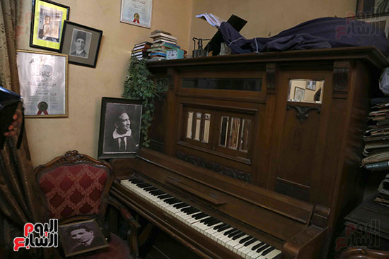 بيانو سيد درويش فى منزله