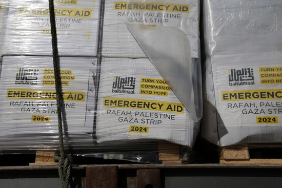 دخول مساعدات إنسانية لغزة  (10)