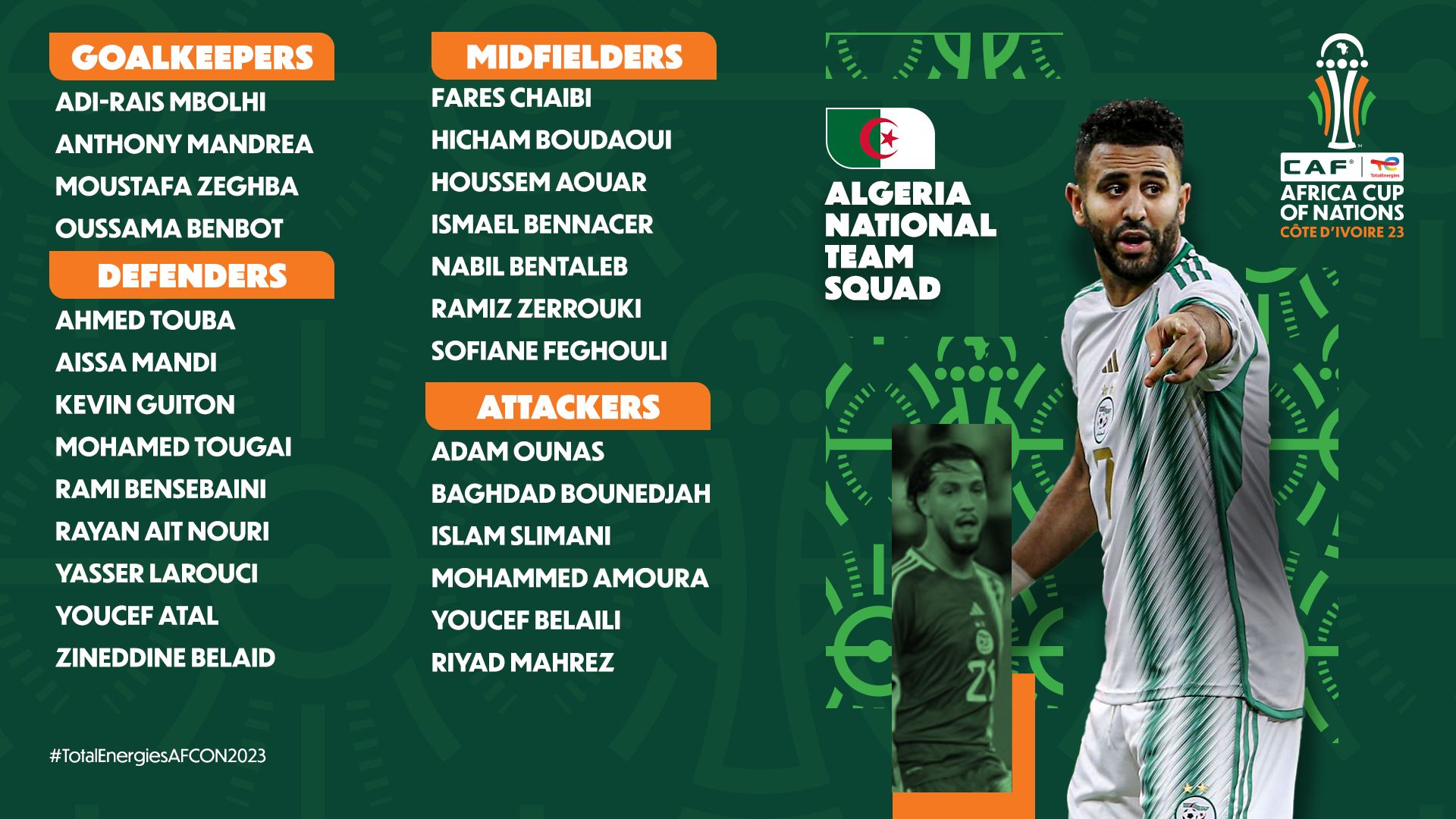 قائمة الجزائر