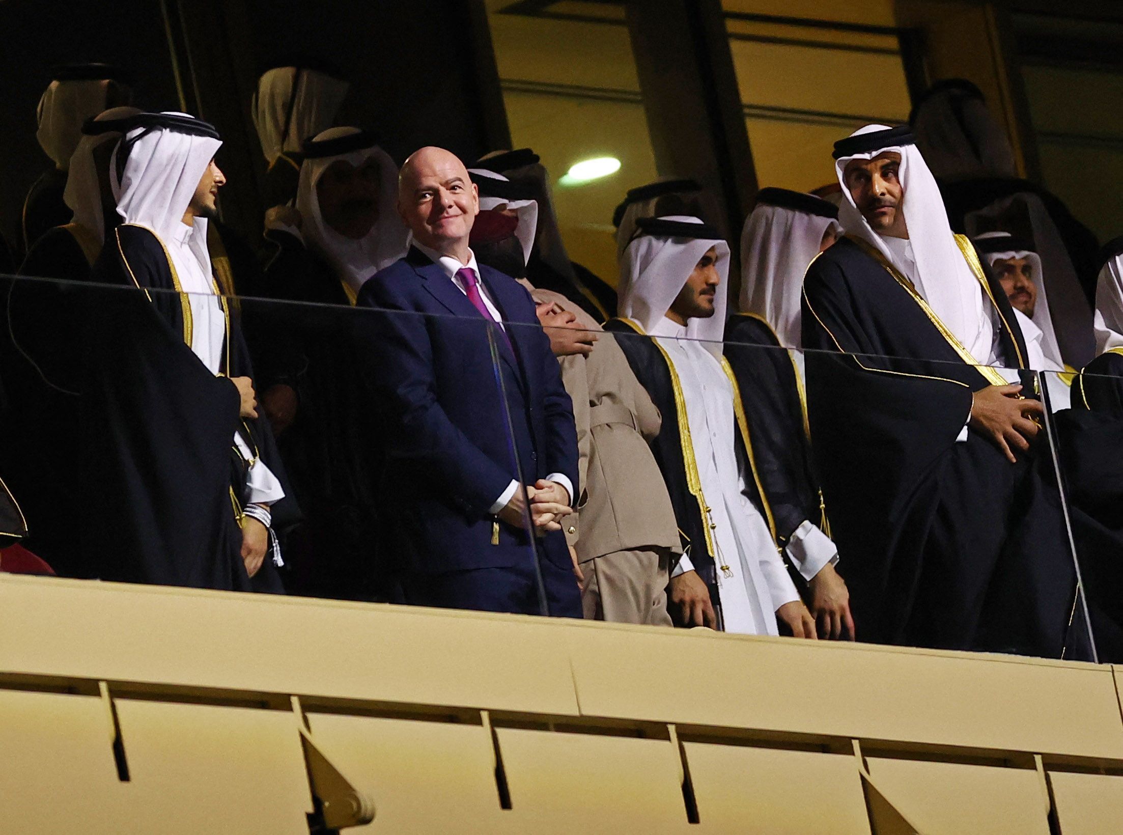 أمير قطر ورئيس الفيفا