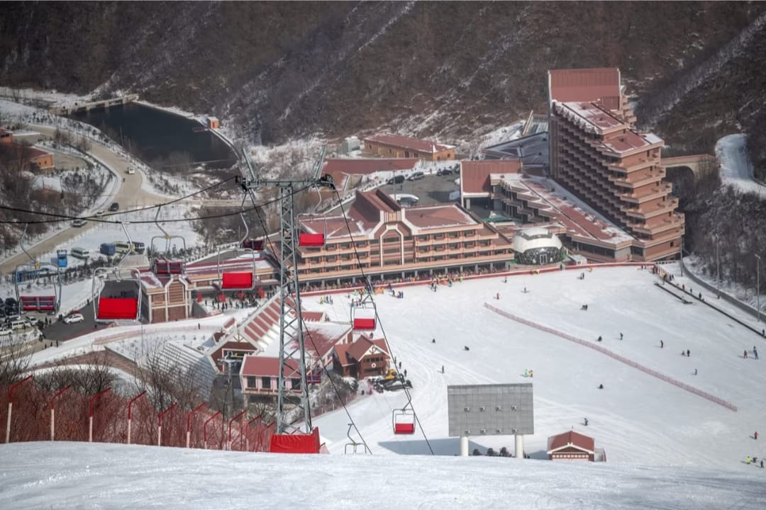 منتجع ماسيكريونغ للتزلج فى كوريا الشمالية