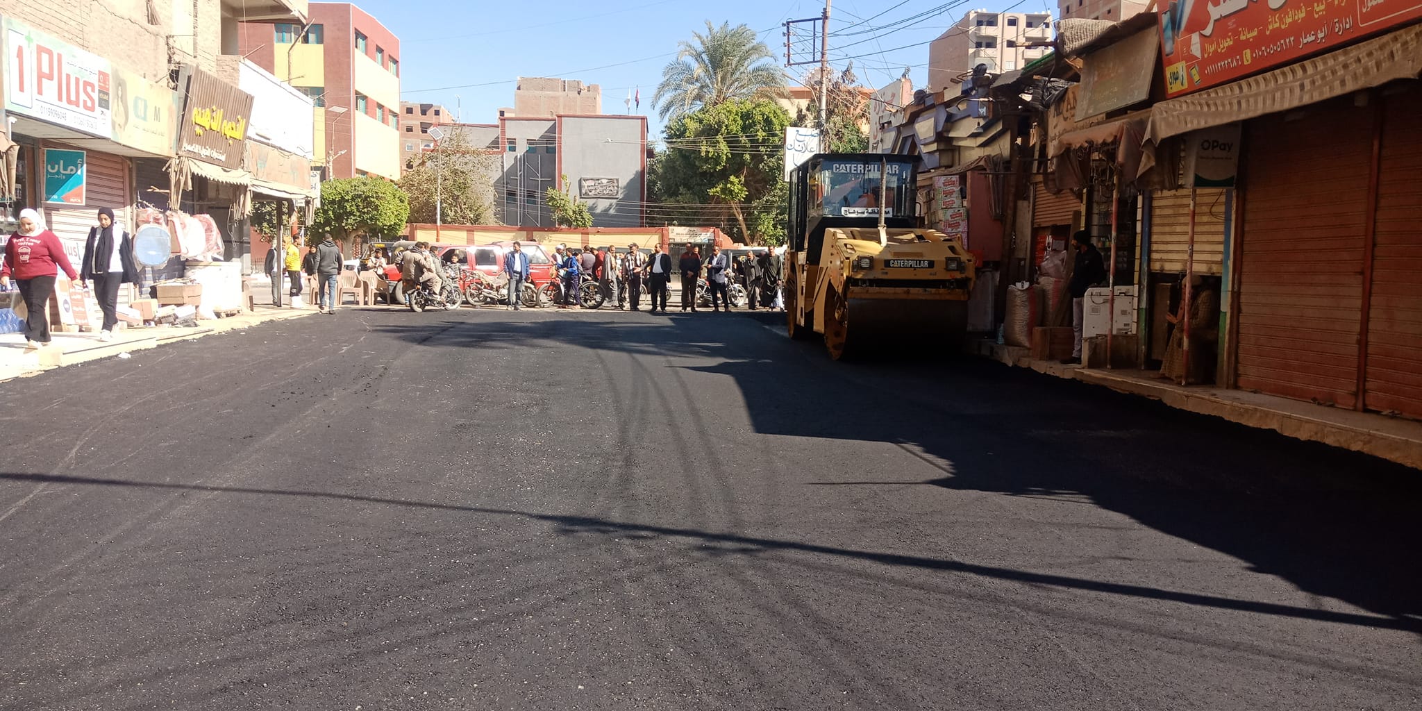 الإنتهاء من أعمال الرصف شارع محمد فريد