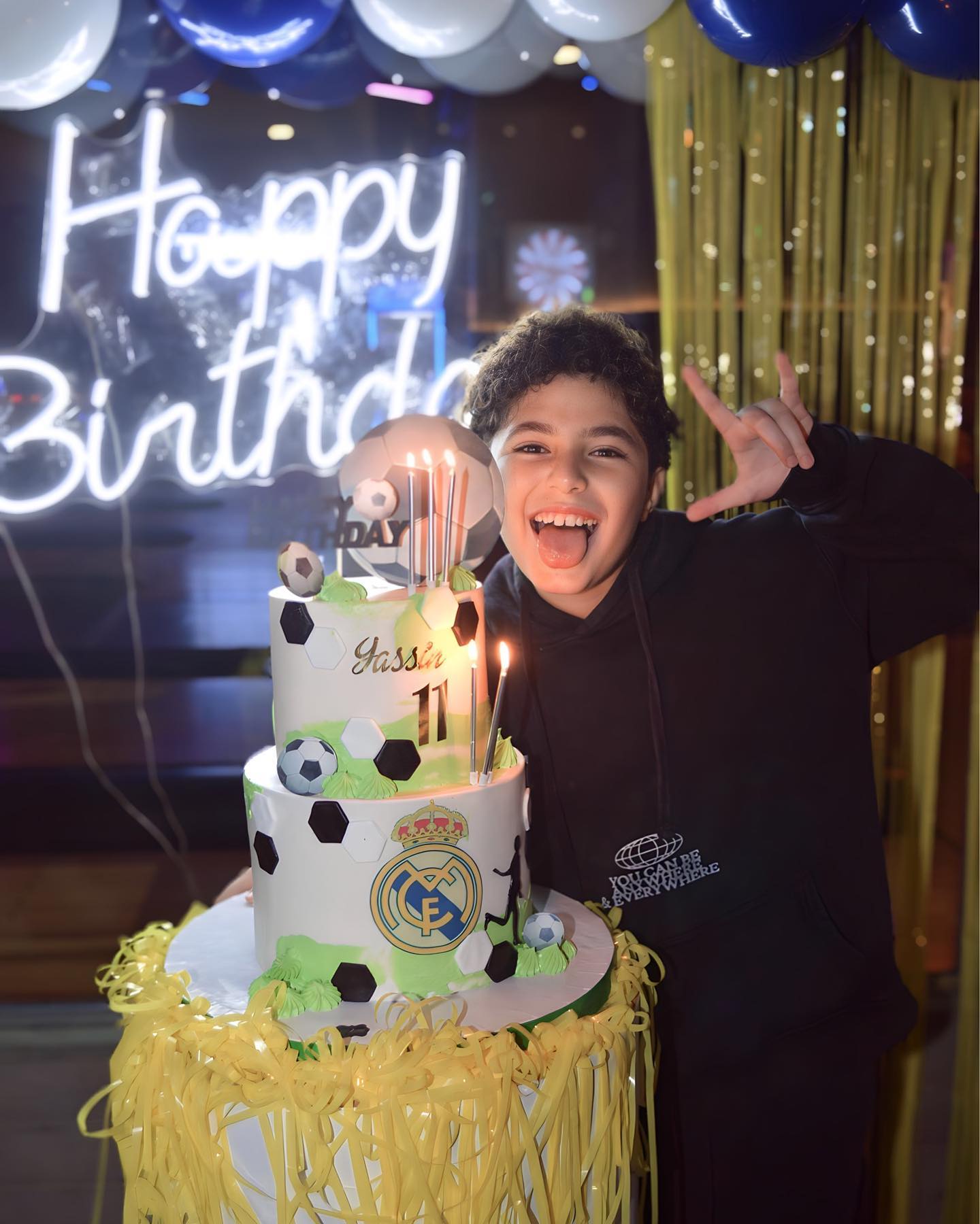 ياسين يحتفل بعيد ميلاده
