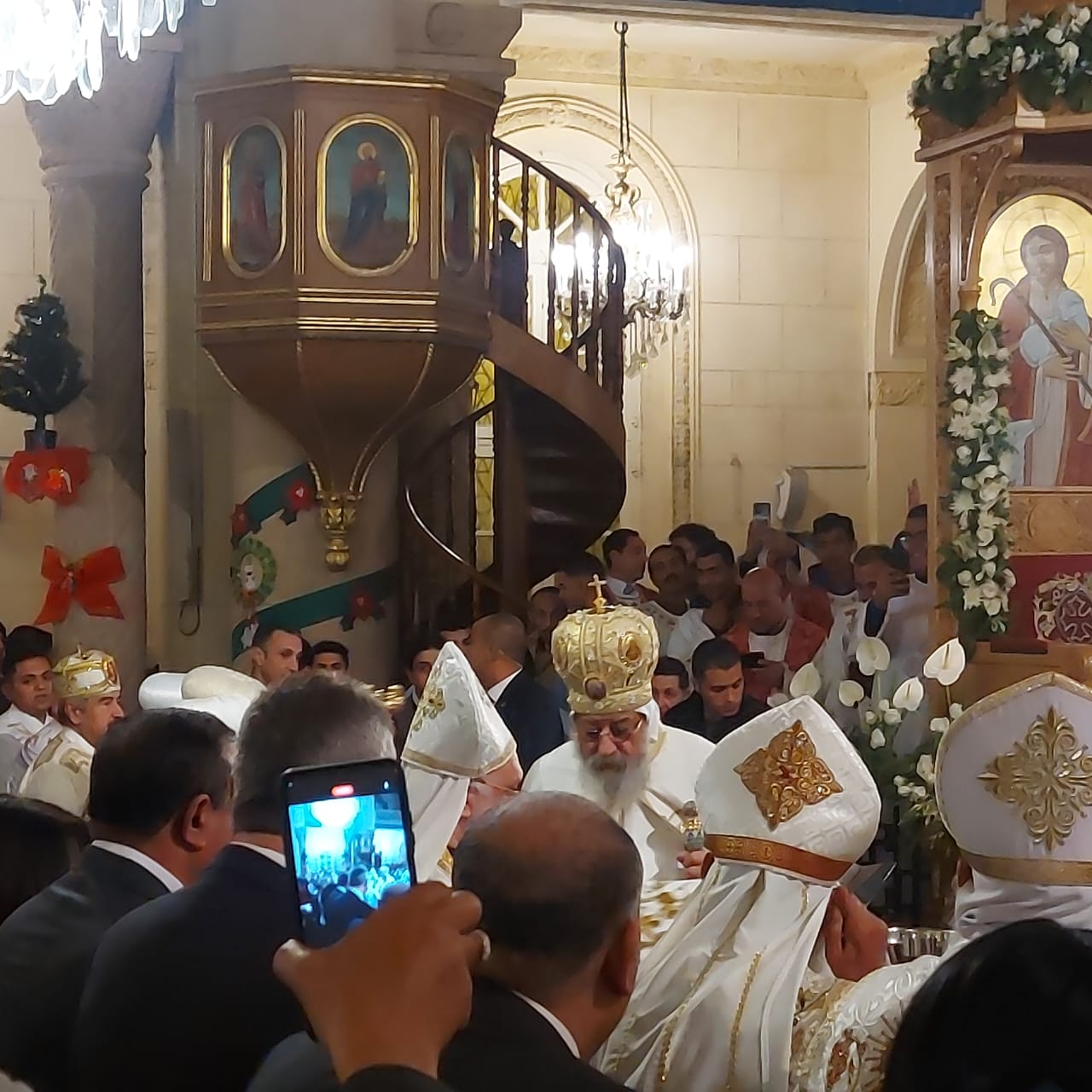البابا تواضروس يترأس قداس عيد الغطاس (1)