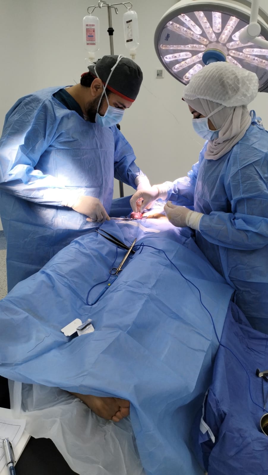 اجراء أول عملية بمستشفى بيلا