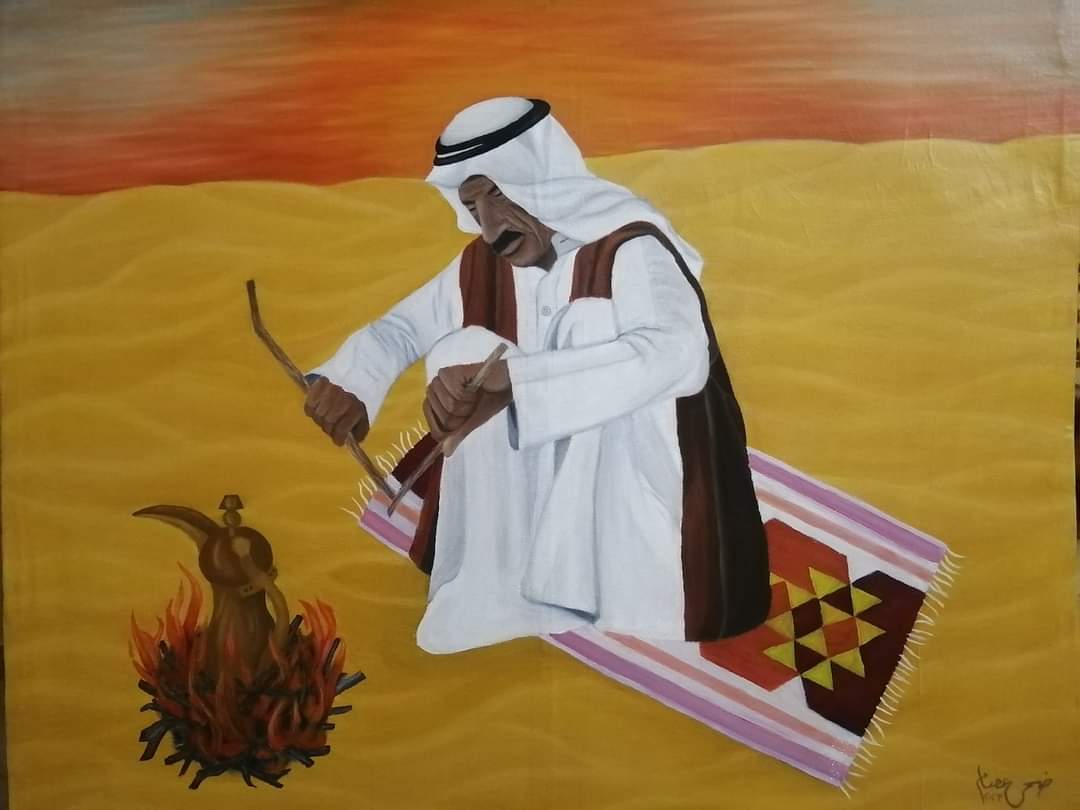 لوحة حياو اهل سيناء