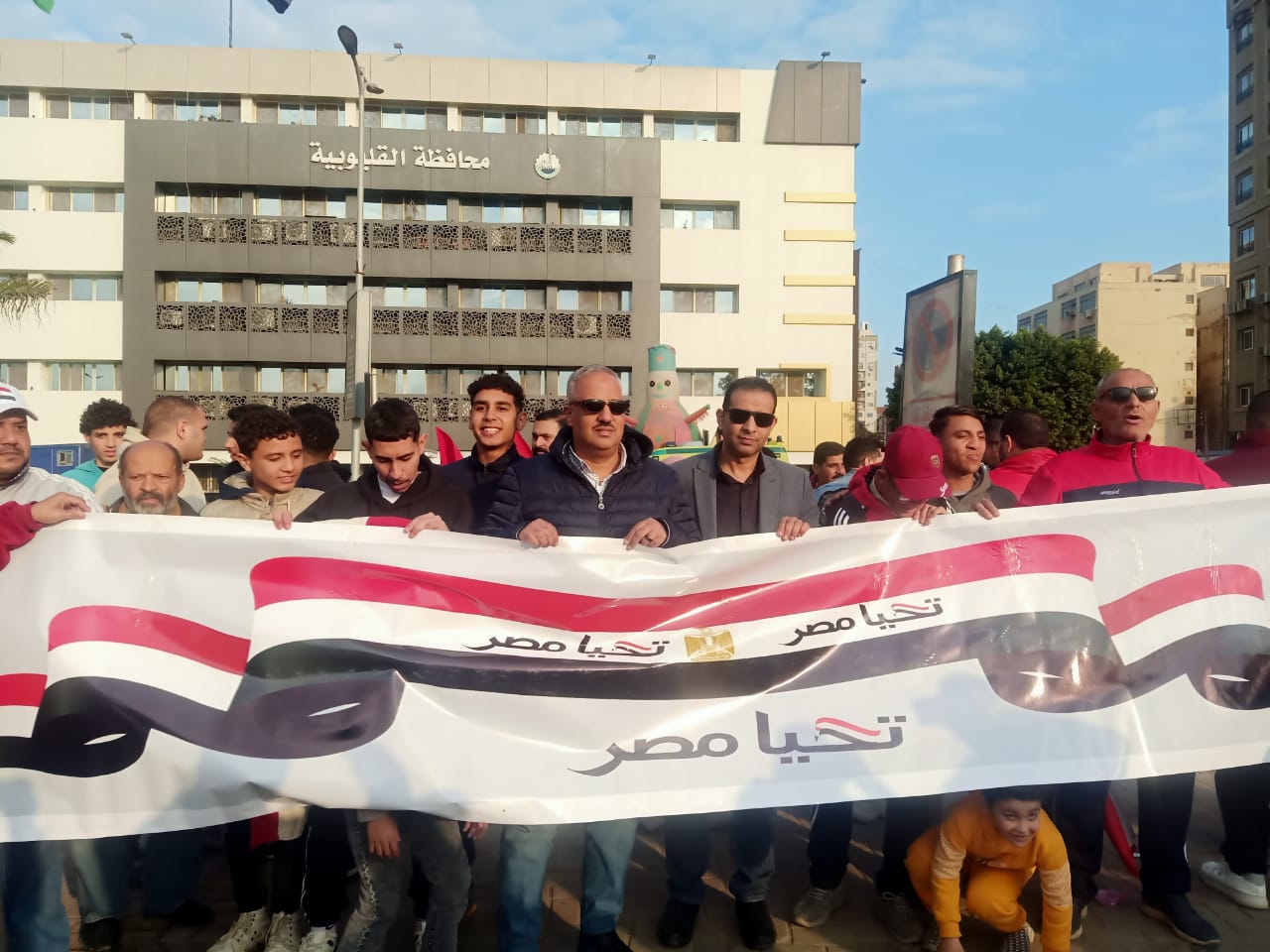 مسيرة شبابية بالقليوبية احتفالا بعيد الشرطة المصرية (5)