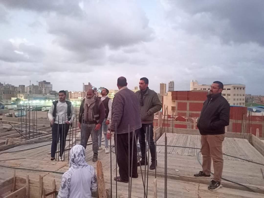 حملات لإيقاف اعمال البناء المخالف بحي المنتزة ثان بالإسكندرية (1)