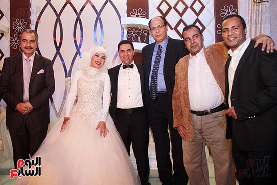 جانب من حفل زفاف الزميل علام عبد الغفار