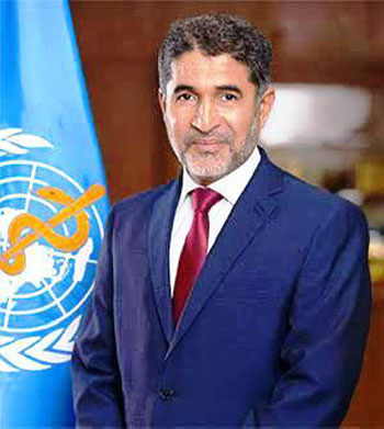 المدير الاقليمي لمنظمة الصحة العالمية أحمد المنظري