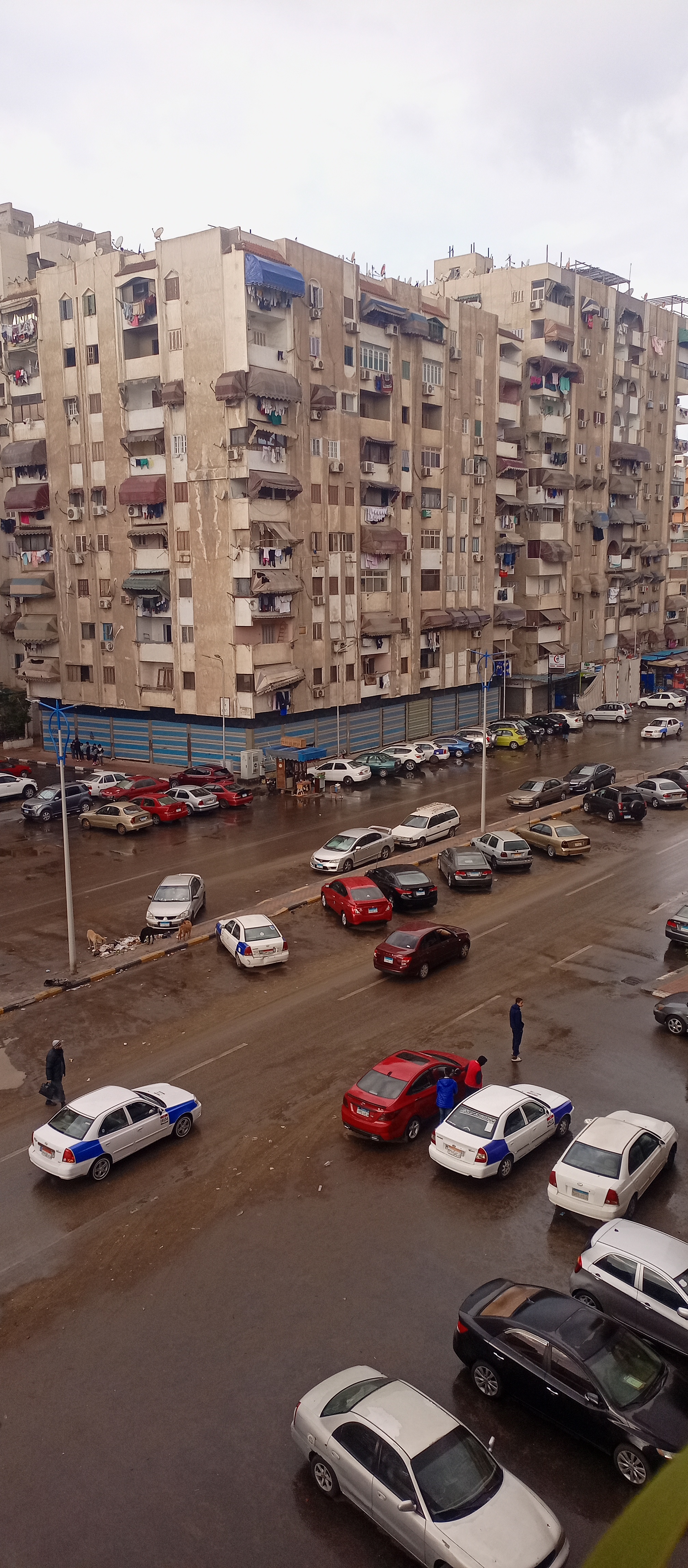هطول أمطار غزيرة على مدينتى بورسعيد وبورفؤاد