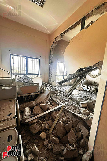 تدمير مستشفى السرطان في غزة