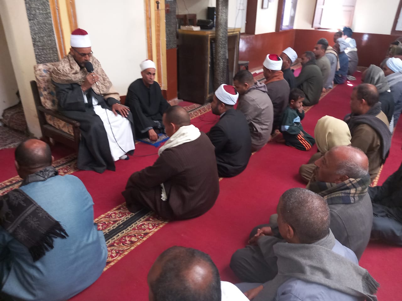 فعاليات افتتاح مسجد النور الإسلامى بقرية المريس