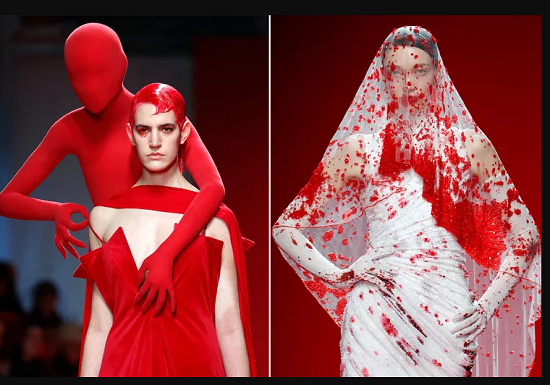 عرض أزياء روبرت وون للهوت كوتور لربيع وصيف 2024 في أسبوع الموضة في باريس.