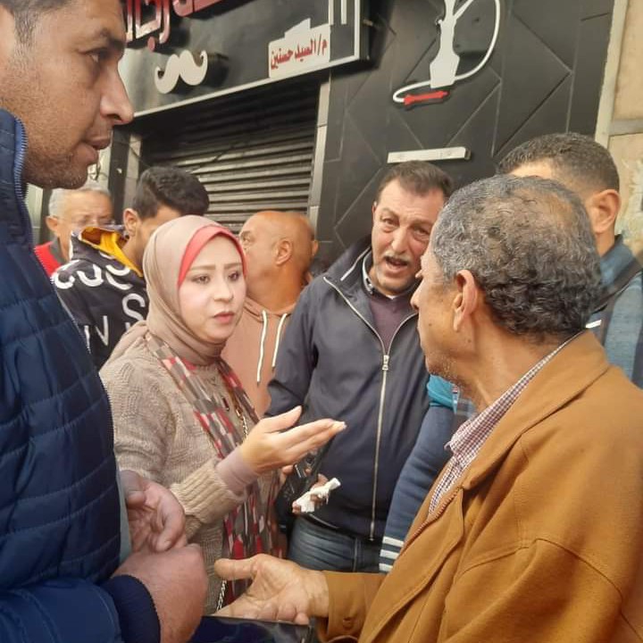 حملة علي المنشآت في حي الجمرك بالإسكندرية