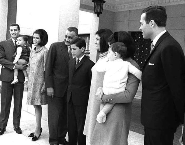 عائلة الرئيس الراحل جمال عبد الناصر