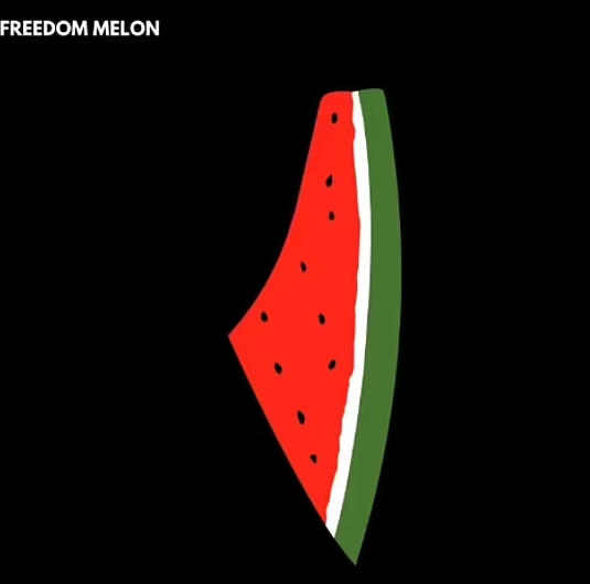 شعار البطيخ الداعم ل غزة