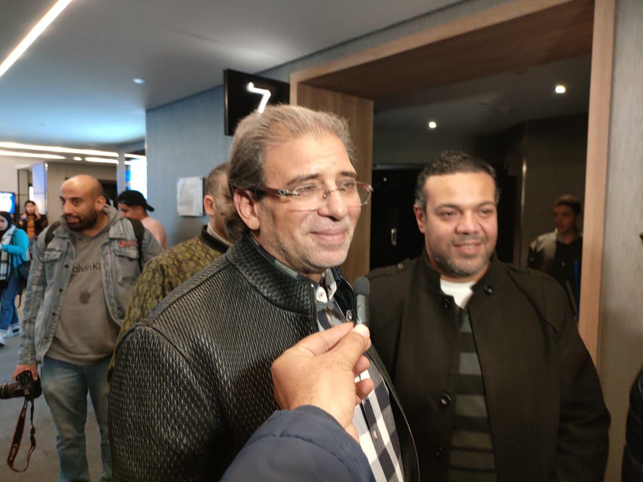 خالد يوسف فى العرض الخاص