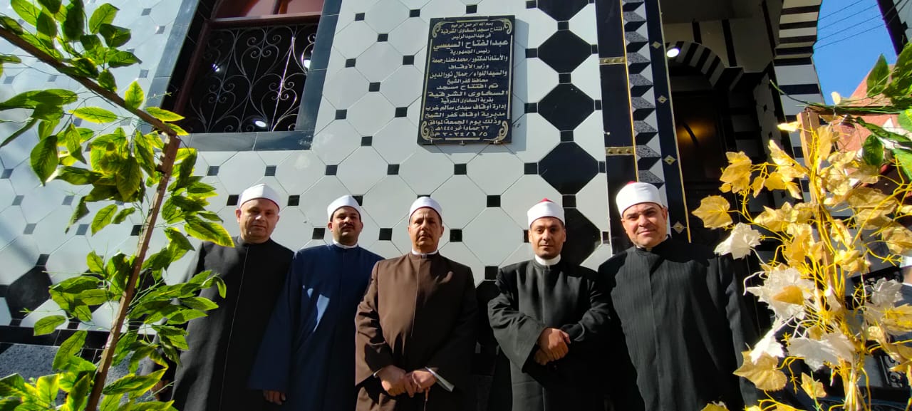 افتتاح المسجد بحضور وكيل الوزارة