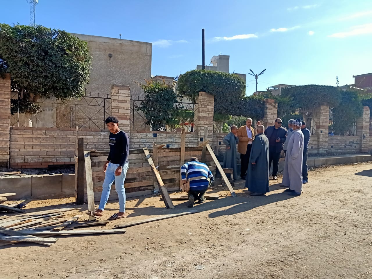 نقل كشك كهرباء مسجد أبو غنام الأثري ببيلا بتكلفة 268 ألف جنيه