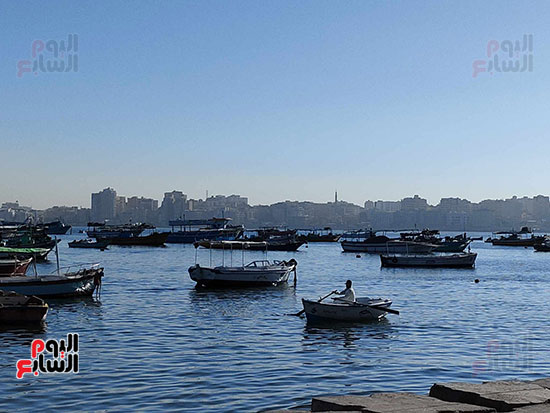 ممارسة-الصيد-في-الإسكندرية-بعد-تحسن-الأحوال-الجوية