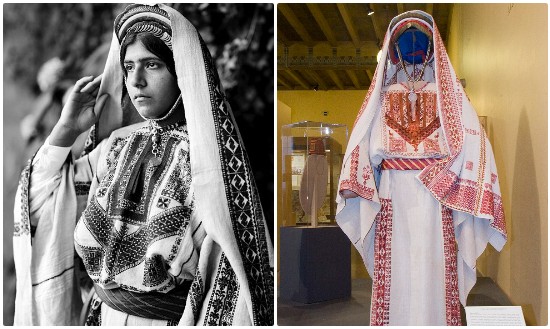 A traditional dress from Ramallah
