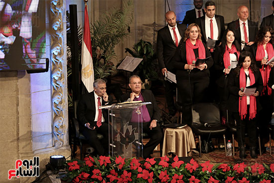 احتفالية الطائفة الإنجيلية بعيد الميلاد بقصر الدوبارة (17)
