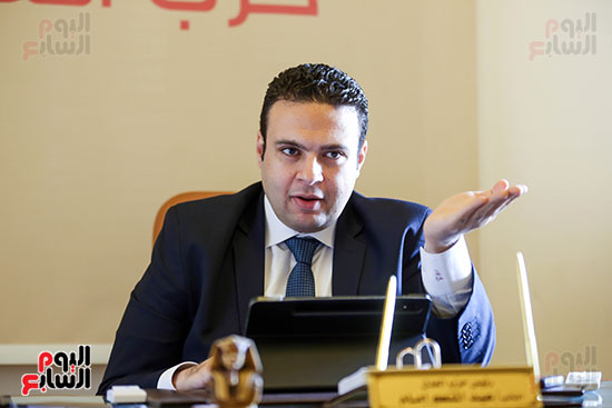 النائب عبدالمنعم إمام، رئيس حزب العدل، وعضو مجلس النواب (1)