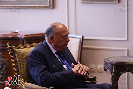 سامح شكرى وزير الخارجية المصرى سامح شكرى وزير الخارجية المصرى