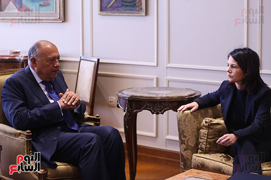 وزير الخارجية المصرى ووزيرة الخارجية الالمانية وزير الخارجية المصرى ووزيرة الخارجية الالمانية