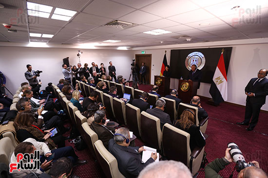 مؤتمر صحفى لوزير الخارجية المصرى ووزيرة الخارجية فى المانيا (2)