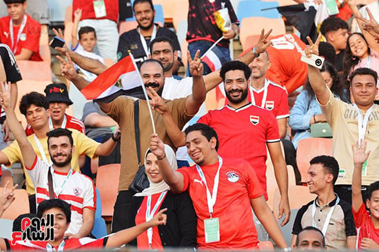 حضور الجماهير مباراة  منتخب مصر الوطنى