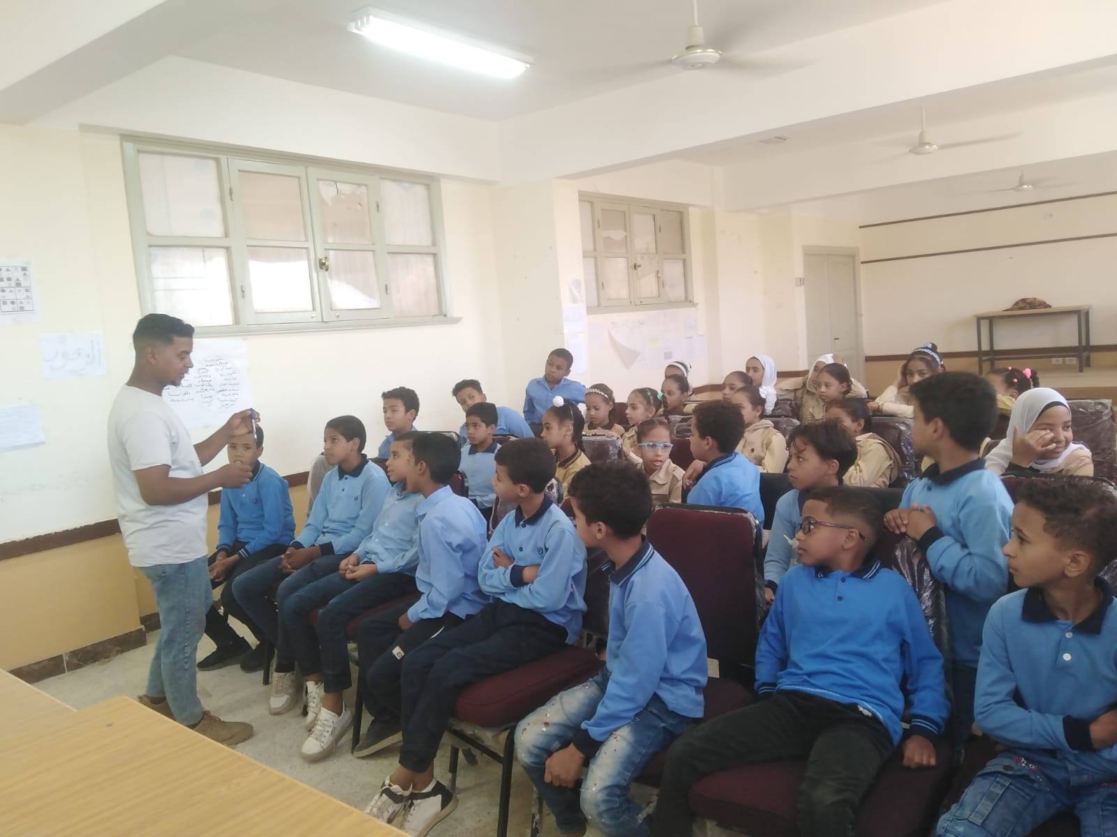 جانب من ندوات التثقيف الصحي بمدارس الأقصر جانب من ندوات التثقيف الصحي بمدارس الأقصر