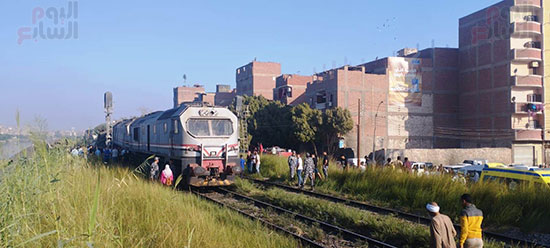 موقع-حادث-تصادم-قطارى-المنيا