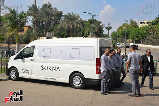 The body of Jeddah Malak Qawra arrives and the funeral takes place from the Sayyida Nafisa Mosque