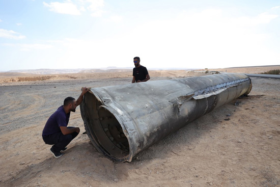 صواريخ باليستية أطلقت من إيران على إسرائيل (7)