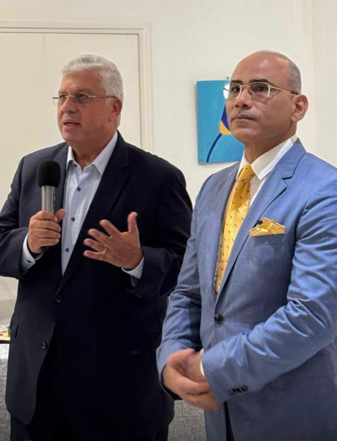 الفنان عمرو فهمي والدكتور أيمن عاشور