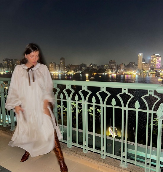 الممثلة التركية نسليهان أتاغول في مصر