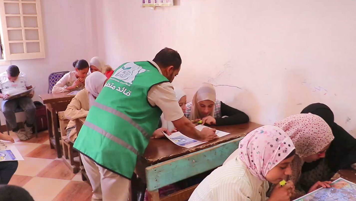 المشاركة في ورش الرسم 