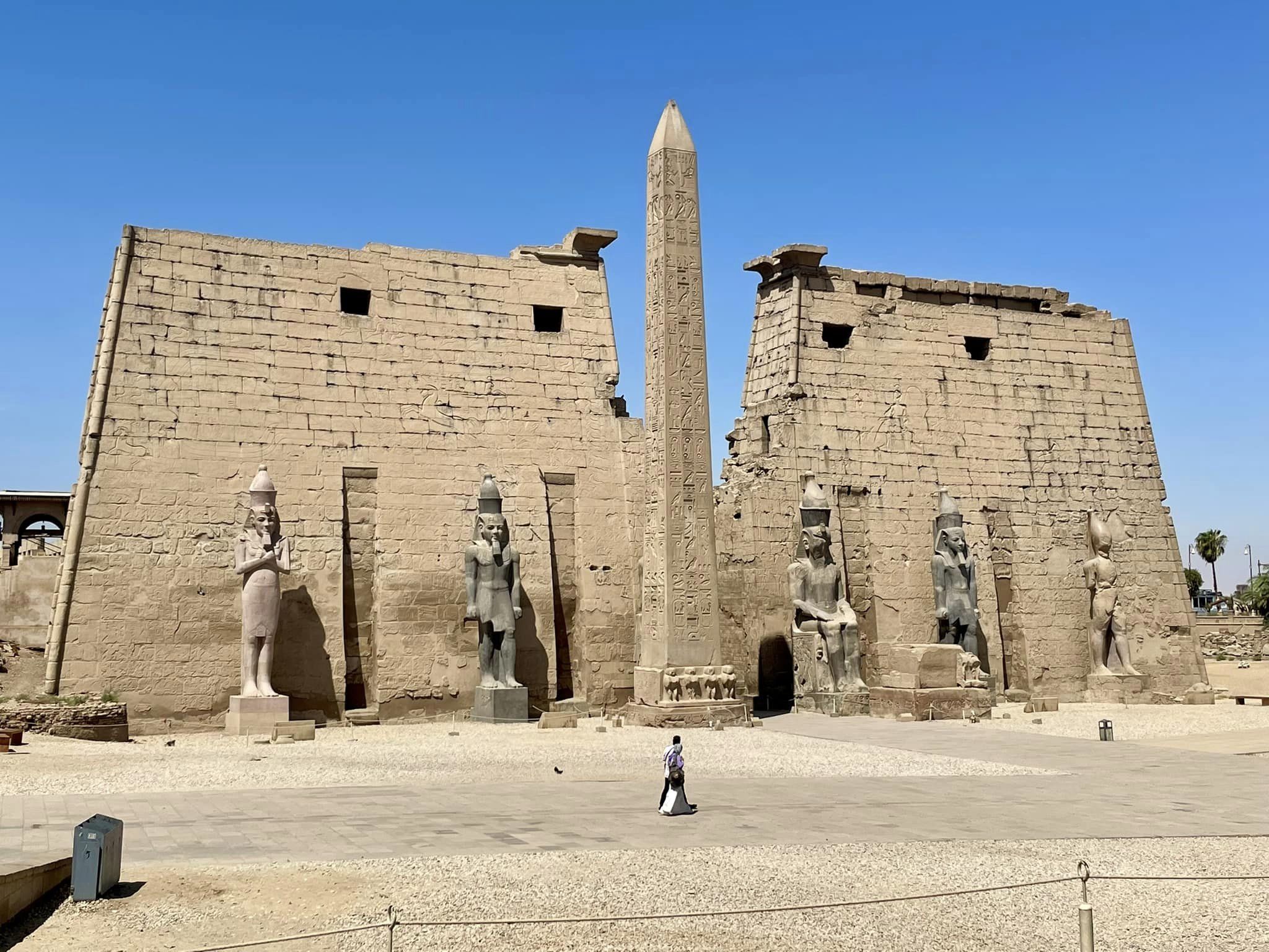 Luxor Temple on the Nile Corniche