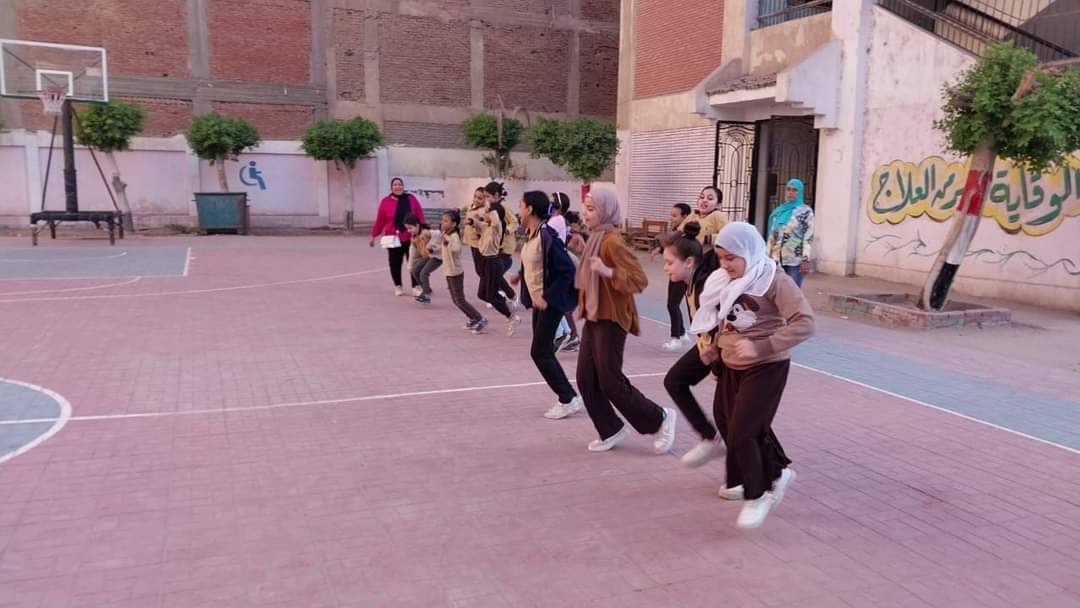 تفاعل الطلاب في الانشطة فى حصة التربية الرياضية