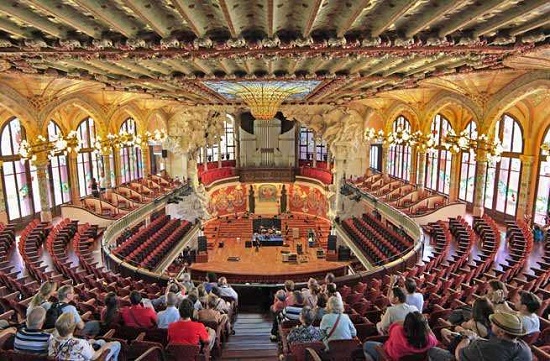 قصر الموسيقى الكاتالانية، برشلونة