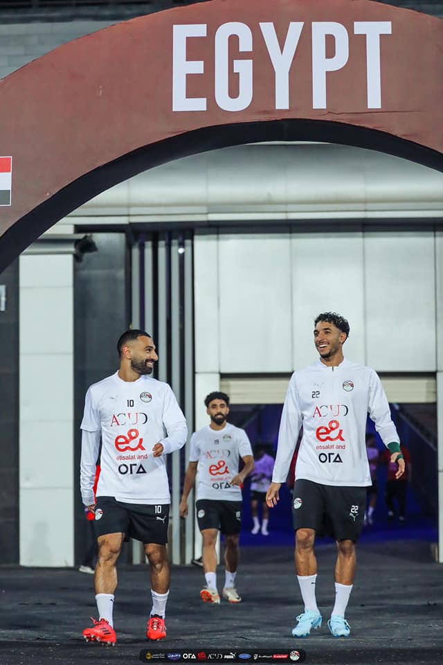 محمد صلاح في تدريبات المنتخب الوطني (3)
