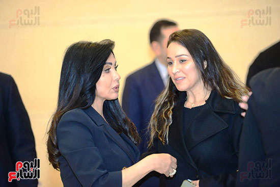 تعزية والدة الاعلامية مفيدة شيحة (2)