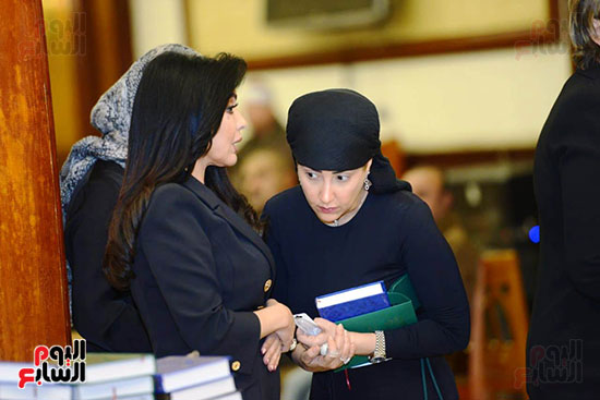 تعزية والدة الاعلامية مفيدة شيحة (9)
