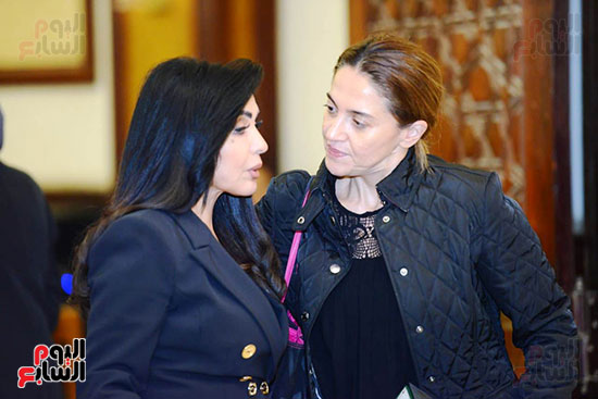 تعزية والدة الاعلامية مفيدة شيحة (10)